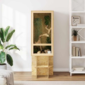 vidaXL vidaXL Terrarium Brązowy 50 x 50 x 100 cm OSB 4