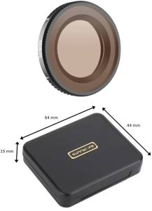 Filtr SunnyLife FILTR ND8/PL SZARY POLARYZACYJNY OCHRONNY DO KAMERY SPORTOWEJ DJI OSMO NANO 13