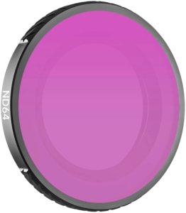 Filtr SunnyLife FILTR ND64 SZARY NEUTRALNY OCHRONNY DO KAMERY SPORTOWEJ DJI OSMO NANO 2