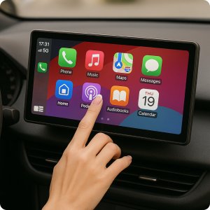 Radio samochodowe Spreest RADIO SAMOCHODOWE EKRAN APPLE CARPLAY ANDROID AUTO BLUETOOTH KAMERA COFANIA 3