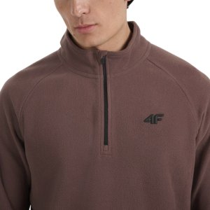 4f Bluza polarowa męska 4F M065 brązowa 4FWAW25UFLEM065 80S L 5