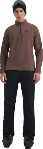 4f Bluza polarowa męska 4F M065 brązowa 4FWAW25UFLEM065 80S L 7