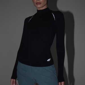 4f Koszulka damska longsleeve 4F F419 czarna 4FWAW25TFLOF419 20S M/L 8