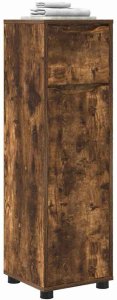vidaXL vidaXL Szafka Łazienkowa z szufladą Dąb wędzony 30,5 x 30 x 101 cm 3
