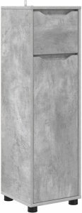 vidaXL vidaXL Szafka Łazienkowa z szufladą Betonowy szary 30,5 x 30 x 101 cm 2