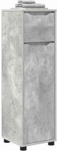 vidaXL vidaXL Szafka Łazienkowa z szufladą Betonowy szary 30,5 x 30 x 101 cm 3
