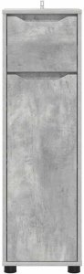 vidaXL vidaXL Szafka Łazienkowa z szufladą Betonowy szary 30,5 x 30 x 101 cm 6