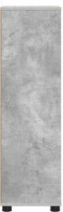 vidaXL vidaXL Szafka Łazienkowa z szufladą Betonowy szary 30,5 x 30 x 101 cm 7
