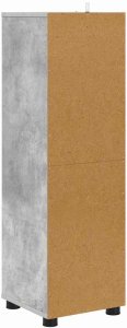 vidaXL vidaXL Szafka Łazienkowa z szufladą Betonowy szary 30,5 x 30 x 101 cm 8