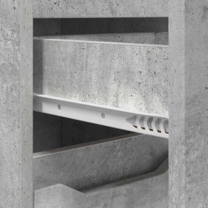 vidaXL vidaXL Szafka Łazienkowa z szufladą Betonowy szary 30,5 x 30 x 101 cm 10