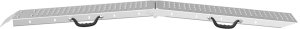 vidaXL vidaXL Składana rampa 200kg na rampę Srebrny 186 x 23 x 4,5 cm 5