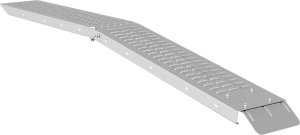 vidaXL vidaXL Składana rampa 200kg na rampę Srebrny 186 x 23 x 4,5 cm 6