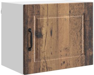 vidaXL vidaXL Szafka kuchenna z półką z drzwiami Stare drewno 50 x 31 x 40 cm 2