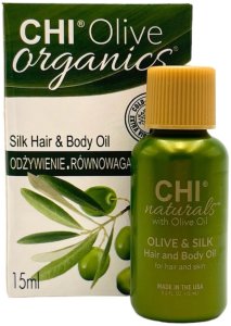 Chi Naturals* with Olive Oil Olive & Silk Hair and Body Oil 15 ml 2
