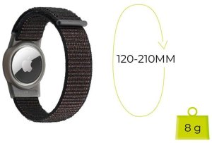Mobile Origin AirTag Strap, black cosmonaut (FRL-ATSTR-BLK-COS) 5