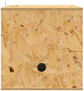 vidaXL vidaXL Terrarium Brązowy 40 x 40 x 40 cm OSB 7