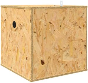 vidaXL vidaXL Terrarium Brązowy 40 x 40 x 40 cm OSB 8