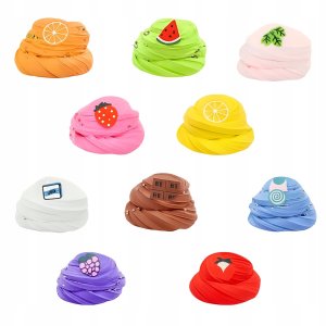 Branded toys Glinka Slime Dla Dzieci Lody Babeczki Masa Plastyczna Sensoryka + Ozdoby 7