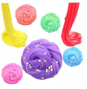 Branded toys Glinka Slime Dla Dzieci Lody Babeczki Masa Plastyczna Sensoryka + Ozdoby 8