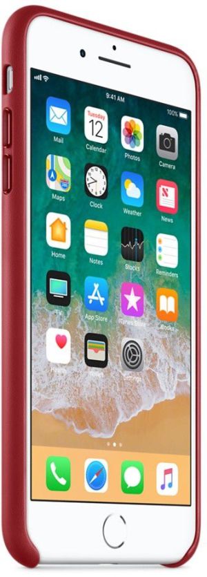 Apple iPhone 8 Plus / 7 Plus Leather Case, Red (MQHN2ZM/A) 2