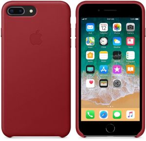 Apple iPhone 8 Plus / 7 Plus Leather Case, Red (MQHN2ZM/A) 3
