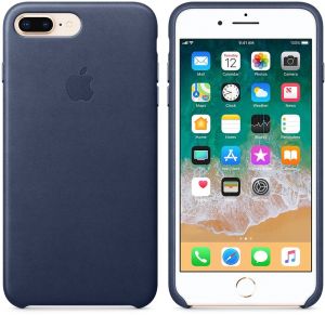 Apple iPhone 8 Plus / 7 Plus Leather Case, Midnight Blue (MQHL2ZM/A) 4