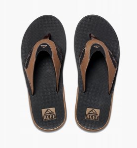 Reef M'S Fanning, black and tan, 47 (us 14) 2