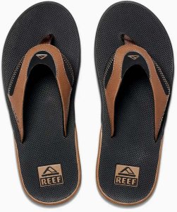 Reef M'S Fanning, black and tan, 45 (us 12) 2
