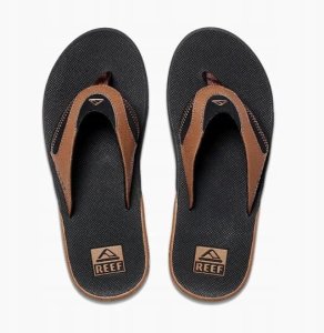 Japonki męskie Reef M'S Fanning, black and tan, 42 (us 9) 5