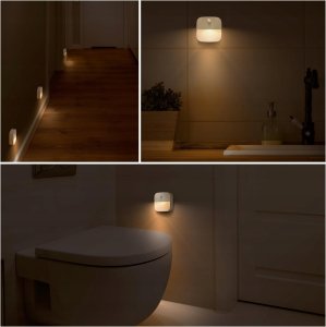 Oprawa schodowa Interlook BEZPRZEWODOWA LAMPKA NOCNA SCHODOWA 3 LED Z CZUJNIKIEM RUCHU PIR NA BATERIE 7