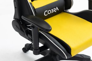 Fotel Cobra Rebel CR201 Żółto-czarny (CR201 żółto-czarny) 10