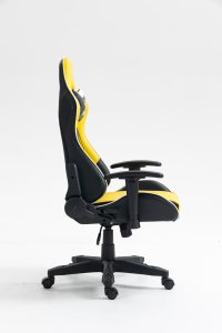 Fotel Cobra Rebel CR201 Żółto-czarny (CR201 żółto-czarny) 3