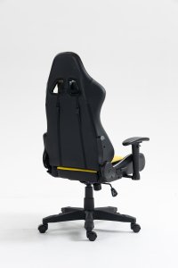Fotel Cobra Rebel CR201 Żółto-czarny (CR201 żółto-czarny) 4