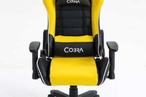 Fotel Cobra Rebel CR201 Żółto-czarny (CR201 żółto-czarny) 8