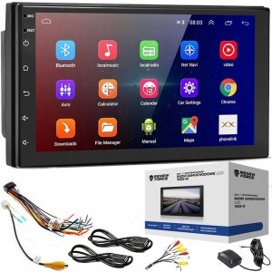 Radio samochodowe Logit MEGA Radio samochodowe Android Bluetooth WiFi USB 2DIN GPS Kamera cofania WDS-40 3