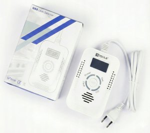 Benetech 2W1 CZUJNIK CZADU I GAZÓW PALNYCH TLENKU WĘGLA ALARM DŹWIĘKOWY ZASILANIE 230V 7