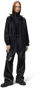 Rains kurtka przeciwdeszczowa Cargo Long Jacket W3 12060 01 czarny S 7