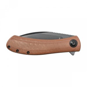 Trollsky Knives Nóż składany Trollsky Knives Mandu brązowy/czarne ostrze, wersja limitowana 4