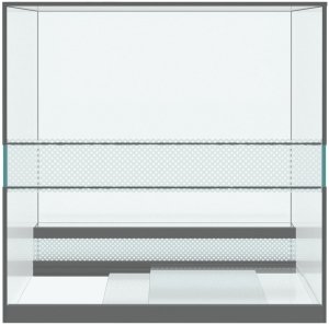 vidaXL vidaXL Terrarium z przechowywaniem przezroczysty 30 x 30 x 30 cm Szkło 8