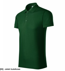 PICCOLIO Joy P21 - ADLER - Koszulka polo męska, 170 g/m2, 35% poliester, 65% bawełna, - zieleń butelkowa L 2