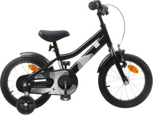 vidaXL vidaXL Rower Dziecięcy 14 Cali dla dzieci w wieku 3-5 lat Czarny 2