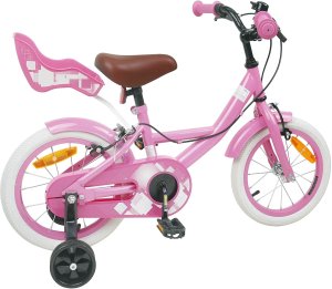 vidaXL vidaXL Rower Dziecięcy 12 Cali dla dzieci w wieku 2-4 lata Jasny róż 3