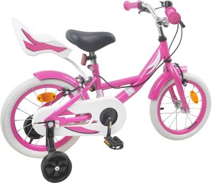 vidaXL vidaXL Rower Dziecięcy 14 Cali dla dzieci w wieku 3-5 lat Różowy 3