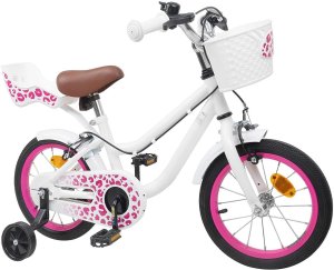 vidaXL vidaXL Rower Dziecięcy 12 Cali dla dzieci w wieku 2-4 lata Biały 2