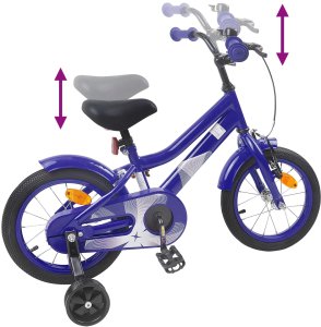 vidaXL vidaXL Rower Dziecięcy 14 Cali dla dzieci w wieku 3-5 lat 7