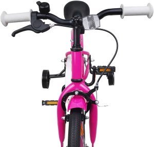 vidaXL vidaXL Rower Dziecięcy 12 Cali dla dzieci w wieku 2-4 lata Ciemny Róż 5