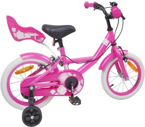 vidaXL vidaXL Rower Dziecięcy 12 Cali dla dzieci w wieku 2-4 lata Różowy 3