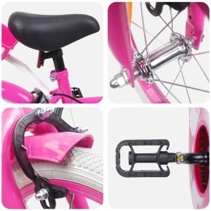 vidaXL vidaXL Rower Dziecięcy 12 Cali dla dzieci w wieku 2-4 lata Różowy 4