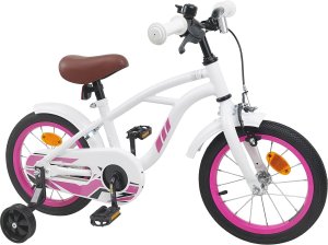 vidaXL vidaXL Rower Dziecięcy 12 Cali dla dzieci w wieku 2-4 lata Biały 2