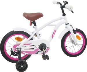 vidaXL vidaXL Rower Dziecięcy 12 Cali dla dzieci w wieku 2-4 lata Biały 3